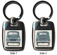 Morris Minor 4dr saloon Series II 1954-56 Keyring 5